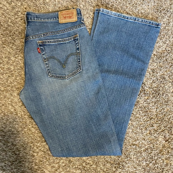 Levi’s medium wash boot cut jeans 10 Long - Picture 1 of 8